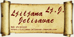 Ljiljana Jelisavac vizit kartica